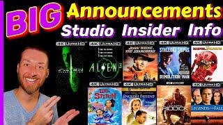 BIG 4K UltraHD Blu Ray Movie Announcements Reveals & Studio Insider Info Collector’s Film Chat #53