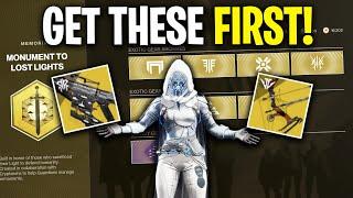 TOP 10 BEST EXOTICS To Buy For Solo Players  Destiny 2 Monument To Lost Light Guide Season 23