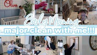 2023 EARLY MORNING CLEAN WITH ME  SAHM MOM MOTIVATION  CLEANING MOTIVATION  Lauren Yarbrough