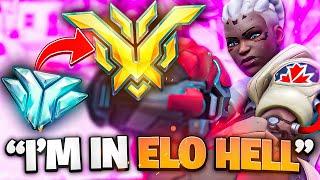 This DIAMOND Swears hes in ELO HELL so we put him in a GRANDMASTER lobby to prove it Overwatch 2