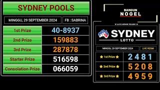 LIVE DRAW SIDNEY  LIVE SDY  LIVE TERCEPAT  LIVE DREW TERCEPAT HARI INI