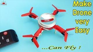 How to make a Remote Control Helicopter Drone at Home  100% fly