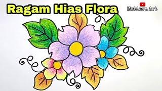 Menggambar Ragam Hias Flora