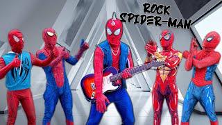 What If 5 RED SUPERHERO in 1 HOUSE ???  New Rock Spider-Man Is GOOD ???  Funny Live Action 