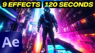 9 EPIC Effects in 2 Minutes After Effects