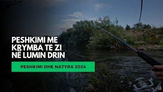 Peshkimi me krymba te zi në lumin Erenik  4k Video