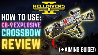 A Detailed REVIEW Of The CB-9 Explosive Crossbow  Helldivers Handbook  Helldivers2