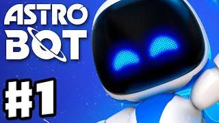 Astro Bot - Full Game Walkthrough Part 1 - Gorilla Nebula 100%