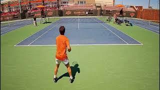 Gilles-Arnaud Bailly  Texas   Vs  Pedro Vives  TCU    -  ITA Tennis 042024