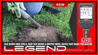 **LIVE - Listen Decide Dig** Metal Detecting w NOKTA LEGEND  Silver Coins Large Cents & More