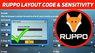 Ruppo Top Sensitivity Settings Pubg Mobile 2021