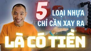 5 Loại Nhựa phế liệu chỉ cần Tái Chế là có tiền xem một lần hiểu ngay  Nhựa Tùng Ly - Nhựa Tái Chế