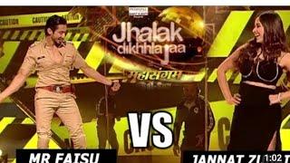 Jannat Zubair VS Faisu Dance challenge  Jhalak Dikhlaja Jaa