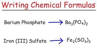 Writing Chemical Formulas For Ionic Compounds