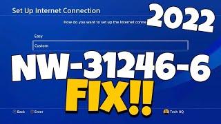 How To Fix PS4 Error Code NW-31246-6 in 2022  PS4 DNS Error Fix
