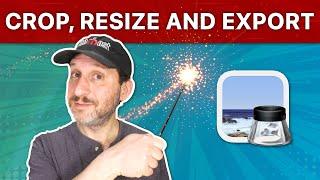 Crop Resize and Export an Image With Preview