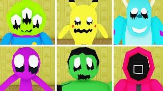 ROBLOX NEW ESCAPE BACKROOMS MORPHS I BECAME PIKACHU ALL NEW MORPHS UNLOCKED