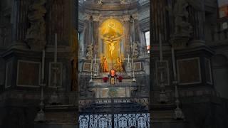 The Crucifixion of Jesus. Inside of Cattedrale di Santa Maria Assunta - Duomo di Como