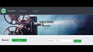 ONLINE MOVIE STREAMING IN PHP CSS JAVASCRIPT AND MYSQL  FREE DOWNLOAD