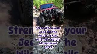 At TNT Customs we can help strengthen your Jeep for the trails #tntcustoms #jeep #off road