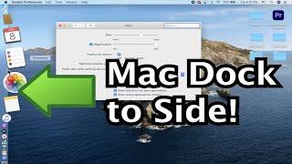 Mac Dock How to Move To the Side of Screen