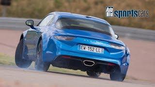 Alpine A110 im Drift um den Sachsenring  Track POV - AUTO BILD SPORTSCARS