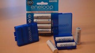 Обзор аккумуляторов Sanyo Eneloop AA и боксов Eneloop