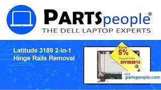Dell Latitude 3189 2-In-1 P26T001 Display Hinges How-To Video Tutorial
