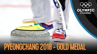 USA vs. SWE - Mens Curling - Full Gold Medal Match  PyeongChang 2018 Replays