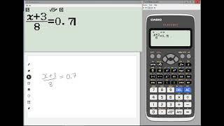 Classwiz How-To Solving a Linear Equation