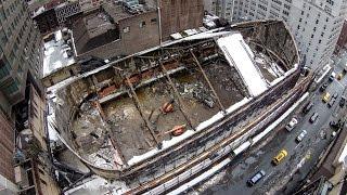 Drone Footage Chronicles Wintry Demise of Roseland Ballroom