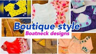 Latest boatneck blousedesigns50 boat neck blouse designssimple boatneck designs
