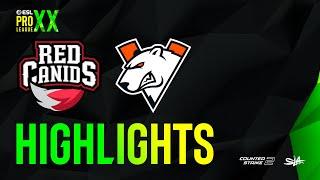 ХАЙЛАЙТЫ Virtus.pro vs RED Canids  КРИВОЙ ЭФИР  ESL Pro League Season 20