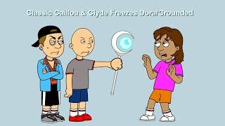 Classic Caillou & Clyde Freezes DoraGrounded