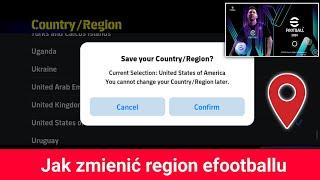 Jak zmienić kraj w eFootball 2024 Mobile  Zmień region w eFootball 2024