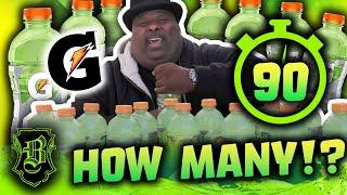 How Many Gatorade Lime Cucumber Drinks Can I Chug in 90 Seconds? Watch & See