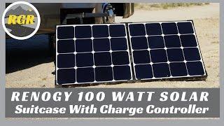 Renogy 100 Watt Solar Suitcase with Charge Controller  Product Review  Portable Solar Solution
