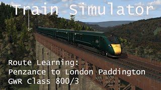 Train Simulator - Route Learning Penzance to London Paddington GWR Class 8003