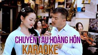 KARAOKE Chuyến Tàu Hoàng Hôn 2 - Quang Lập Thu Hường  Karaoke beat chất lượng cao