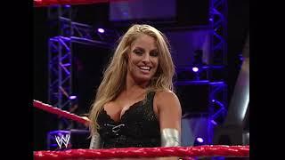 Trish & Torrie vs Mickie James & Victoria  WWE Raw Jul. 17 2006