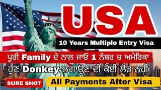 USA Multiple Entry Visa 2024 - USA B1-B2 Visa  USA 10 Year Multiple Entry Visa