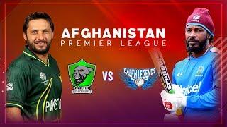 APLT20 2018 M7 Balkh Legends v Paktia Panthers Live Stream Afghanistan Premier League T20 - APLT20