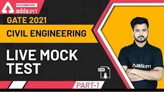 CIVIL ENGINEERING GATE Live Mock Test Part 1