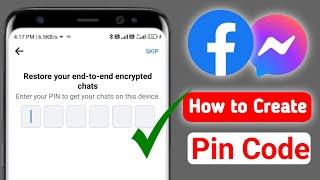 How to Create Facebook Messenger Pin Code  Facebook Messenger Security Update