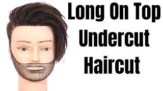 Long on Top Undercut Haircut - TheSalonGuy