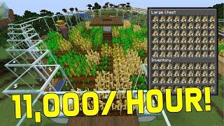 Automatic Wheat Farm Minecraft 1.20  Fully Auto Wheat Farm Tutorial