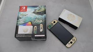 Nintendo Switch Oled - The Legend Of Zelda Tears of the Kingdom - Beautiful 