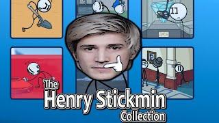 COMPLETING THE MISSIONS - xQc Plays The Henry Stickmin Collection  xQcOW