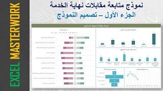 إكسل  نموذج مقابلة نهاية الخدمة - الجزء الأول تصميم النموذج