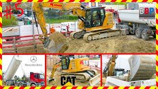  CAT 325 Next Gen & Mercedes Tipper Trailer Truck Fellbach #5